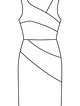 Платье-футляр №119 А — выкройка из Burda 4/2016