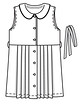 Платье с завышенной талией №134 — выкройка из Burda 4/2016