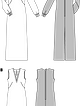 Платье слегка приталенного силуэта №7111 — выкройка из Каталог Burda осень-зима/2015/2016