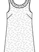 Платье А-силуэта №114 В — выкройка из Burda 5/2016