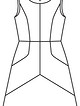 Платье прилегающего кроя №104 — выкройка из Burda 6/2016