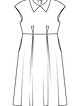 Платье с прилегающим лифом №137 — выкройка из Burda 9/2016