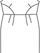 Платье с V-образным вырезом на спине №412 A — выкройка из Burda. Мода для полных 2/2016