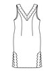 Сорочка приталенного силуэта №125 B
