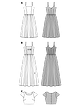 Вечернее платье с облегающим лифом №6519 — выкройка из Каталог Burda весна-лето/2017