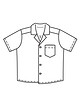 Рубашка с отложным воротничком №615