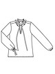 Блузка прямого кроя №119 B