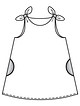 Платье-сарафан расклешенного силуэта №126 B — выкройка из Burda 7/2017