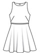 Платье с американской проймой №101 — выкройка из Burda 7/2017