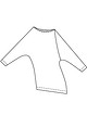 Пуловер асимметричного кроя №107 B