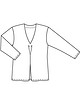 Пуловер с глубоким V-вырезом №111 A
