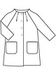 Жаккардовое пальто для девочки №131