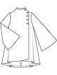 Пальто расклешенного силуэта №112