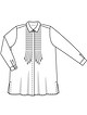 Блузка с рубашечным воротником №129 B