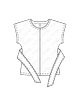 Пуловер в спортивном стиле №6330 B