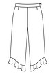 Укороченные костюмные брюки №126 A
