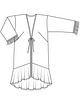 Длинное кимоно №123 B