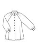 Блузка с рукавами реглан №102