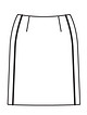 Мини-юбка расклешенного силуэта №102 A