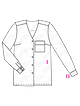 Блузка прямого кроя №6274 B