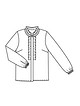 Блузка-рубашка в спортивном стиле №101 B