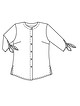 Блузка рубашечного кроя №125