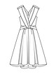 Платье в стиле New Look №121 — выкройка из Burda 2/2020
