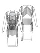 Платье-футляр в стиле чарльстон №5 — выкройка из Knipmode Fashionstyle 2/2020