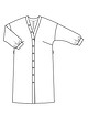 Платье-рубашка №126 A — выкройка из Burda 3/2020