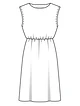 Basit kesim elbise No. 118 - Burda'dan desen 4/2020