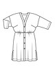 Платье-рубашка №124 — выкройка из Burda 5/2020