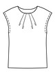 Блузка со складками №2