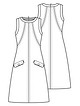 Платье приталенного силуэта №4 — выкройка из Knipmode Fashionstyle 6/2020