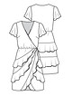 Платье с запахом №2 — выкройка из Knipmode Fashionstyle 6/2020
