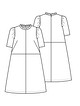 Платье А-силуэта №4 — выкройка из Knipmode Fashionstyle 7/2020