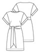 Платье-футболка №3 — выкройка из Knipmode Fashionstyle 8/2020