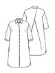 Платье-рубашка №5 — выкройка из Knipmode Fashionstyle 8/2020