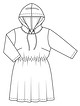 Домашнее платье №128 — выкройка из Burda 10/2020