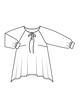Блузка с рукавами реглан №124 A