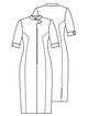 Платье с застежкой на молнию №6 — выкройка из Knipmode Fashionstyle 3/2021