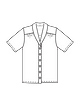 Рубашка с шалевым воротником №105 A