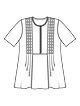 Блузка с завышенной талией №110 B