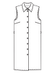 Платье рубашечного кроя в стиле сафари №102 — выкройка из Burda 7/2021