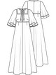 Платье с завышенной талией №12 — выкройка из Knipmode Fashionstyle 7/2021