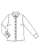 Блузка-рубашка №121