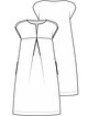 Платье с глубокой встречной складкой спереди №21 — выкройка из Knipmode Fashionstyle 9/2021