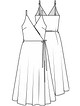Платье с запахом №18 — выкройка из Knipmode Fashionstyle 9/2021