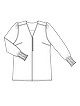 Блузка в стиле ретро №128 B