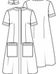 Платье со съемным воротничком №6 — выкройка из Knipmode Fashionstyle 10/2021