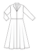 Платье приталенного силуэта №115 — выкройка из Burda 11/2021